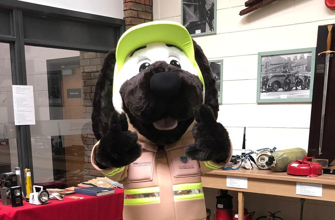 Meet Frankie fire dog our mascot